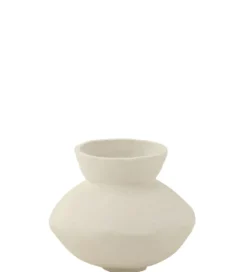 Wazon Paper Mache 45 cm  biały*J-Line Clearance