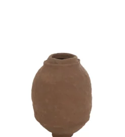 Wazon Paper Mache 42 cm brązowy*J-Line