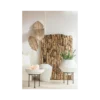 Wazon Papier Mache Biały*J-Line New