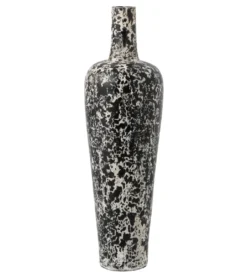 Wazon RUBYNO 100 cm czarno biały*J-Line