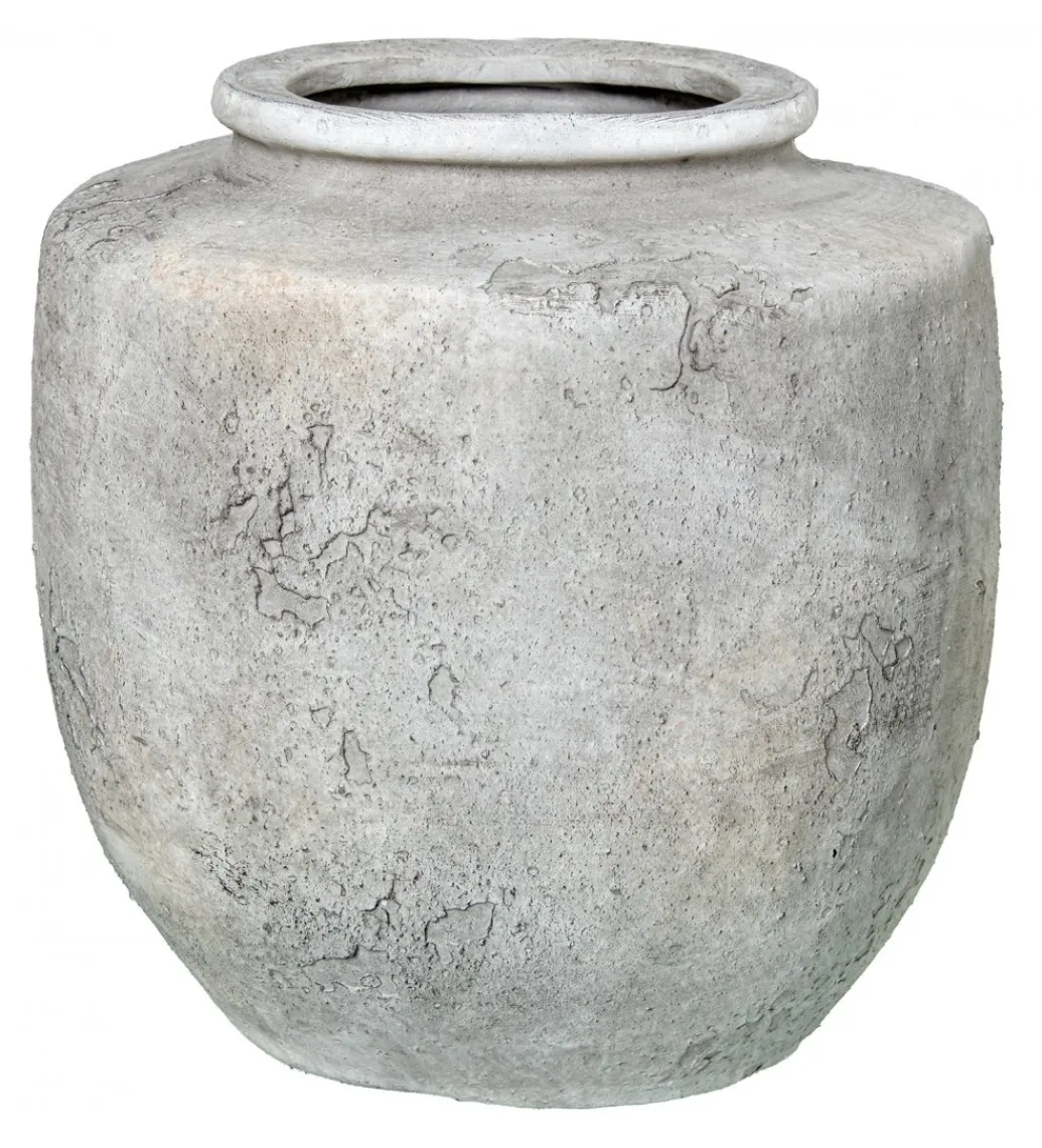 Wazon RUSTIC 17 cm ceramika szary*Exclusivas