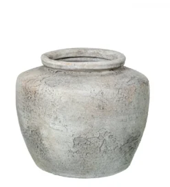 Wazon RUSTIC 20 cm ceramika szary*Exclusivas Best