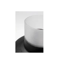 Wazon Shadow 34 cm czarno biały*KDesign Outlet
