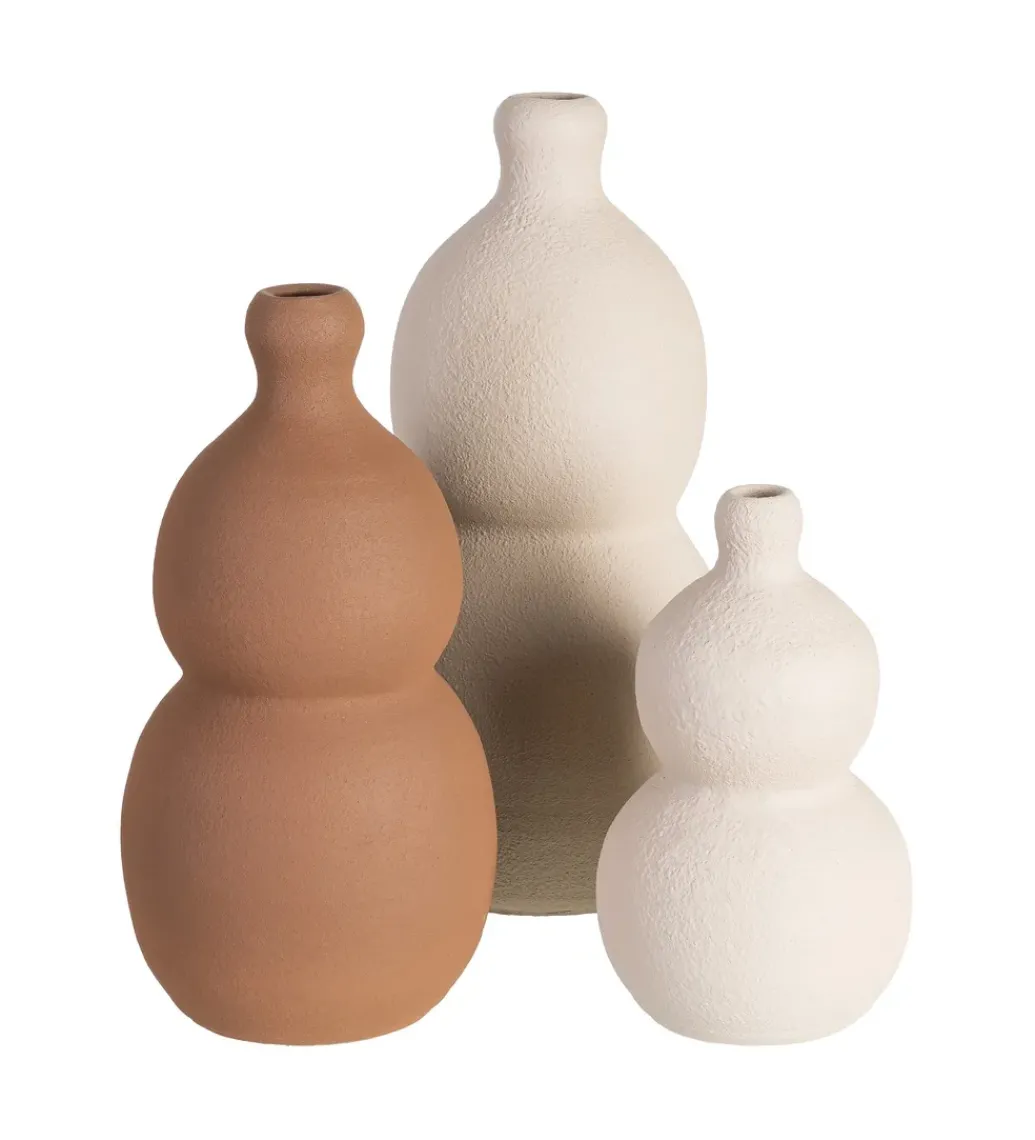 Wazon TAGIN 40 cm ceramika brązowy*Zona-Design Clearance