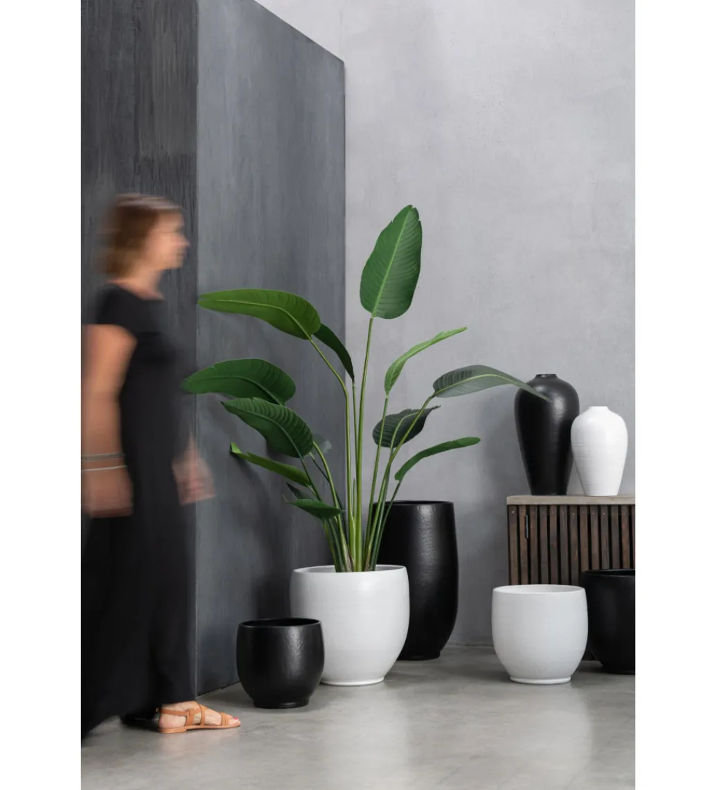 Wazon YING 90 cm ceramika czarny*J-Line Sale