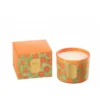 Świeca zapachowa FLOWERMA 8 cm pomarańczowa zielona*J-Line Hot