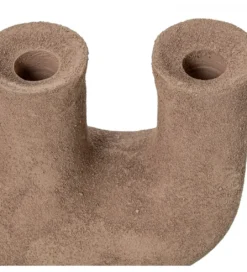 Świecznik KATAM 31 cm brązowy*Exclusivas New