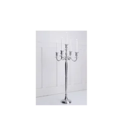 Świecznik 5 - ramienny 120 cm srebrny*Invicta Interior Clearance