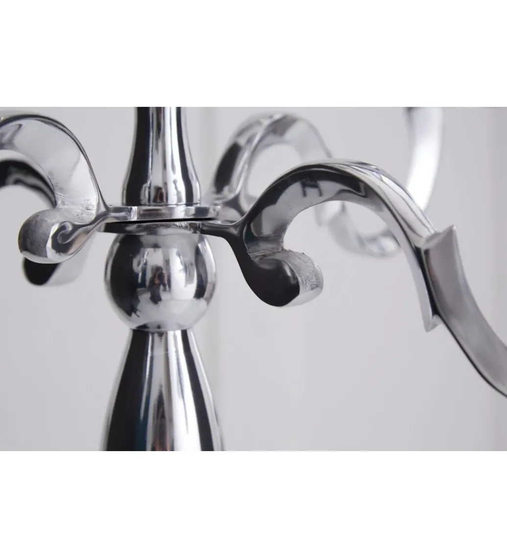 Świecznik 5 - ramienny 120 cm srebrny*Invicta Interior Clearance