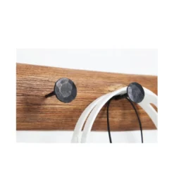 Wieszak ścienny Hemingway 50 cm drewno teak*Invicta Interior Online
