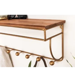 Wieszak ścienny HERITAGE 80 cm drewno sosna*Invicta Interior - przedsprzedaż New