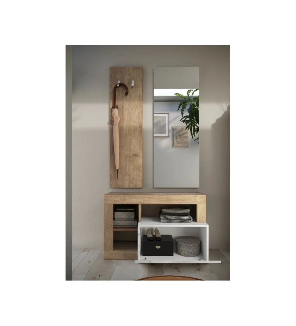 Wieszak HAMBURG 31 cm w kolorze dąb cadiz*MCA Linia Włoska Best
