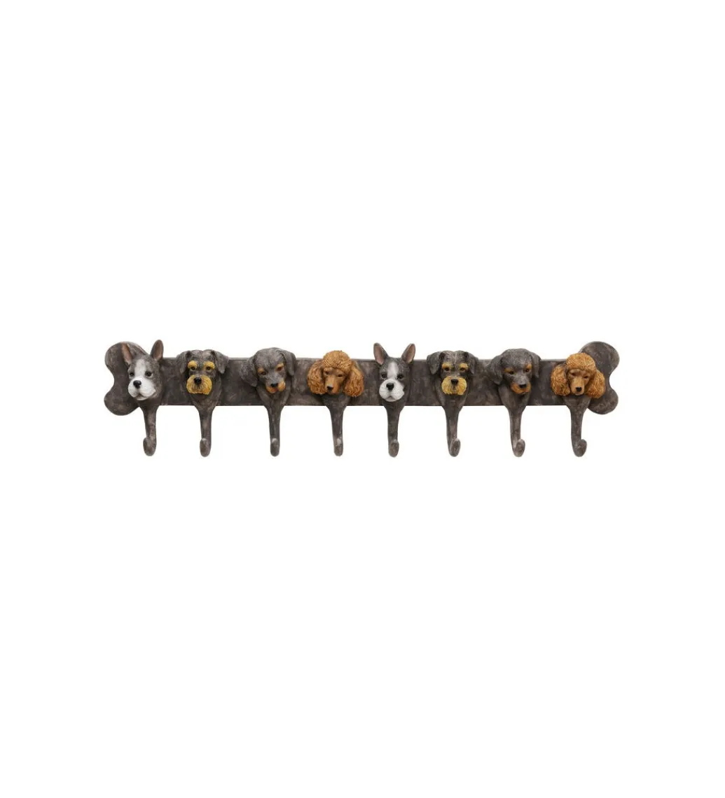 Wieszak RACK DOG FAMILY 69 cm brązowe*KDesign Discount