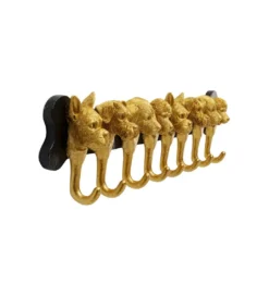 Wieszak RACK DOG FAMILY 69 cm złoty*KDesign Sale
