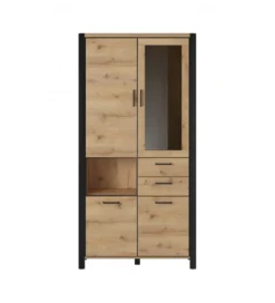 Witryna AKTIV 100 cm w optyce dąb Taurus*Helvetia Sale