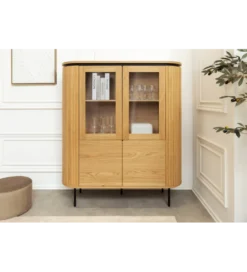 Witryna ATELIER 140 cm kolor naturalnego dębu*Invicta Interior New
