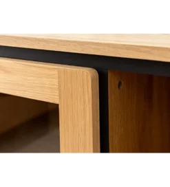 Witryna ATELIER 140 cm kolor naturalnego dębu*Invicta Interior New