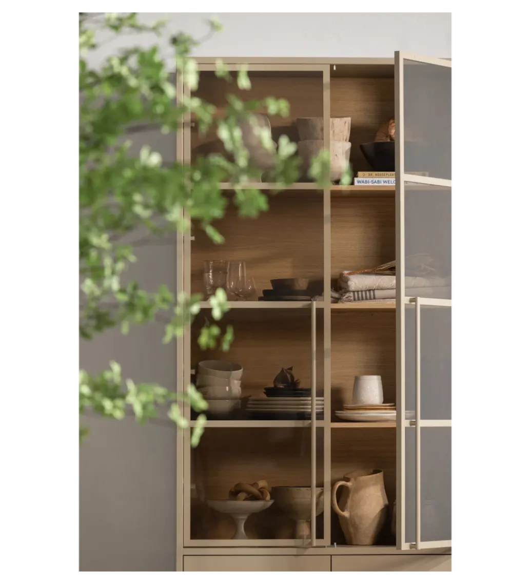 Witryna CASA 236 cm drewno sosny piaskowy*WOOOD New