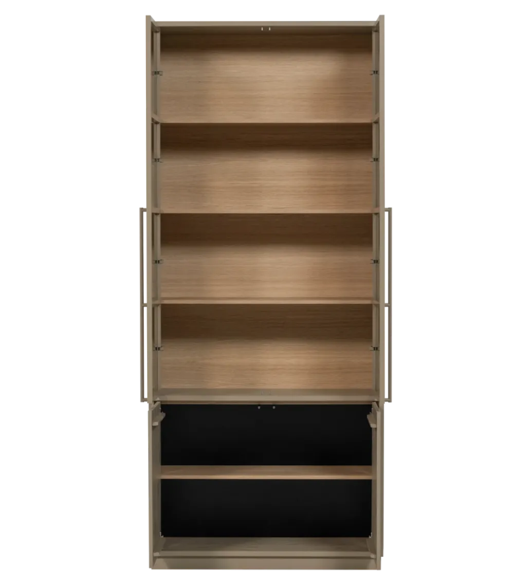Witryna CASA 236 cm drewno sosny piaskowy*WOOOD New