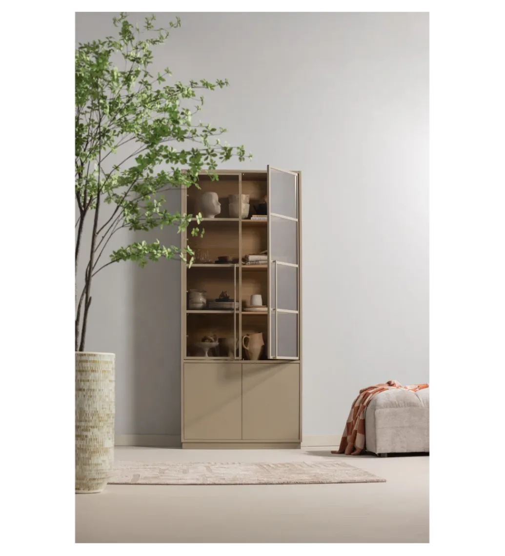 Witryna CASA 236 cm drewno sosny piaskowy*WOOOD New