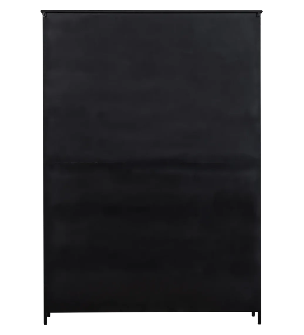 Witryna EXHIBIT 200 cm XL czarny*WOOOD
