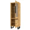 Witryna Halle 64 cm w optyce dąb wotan*Helvetia Outlet