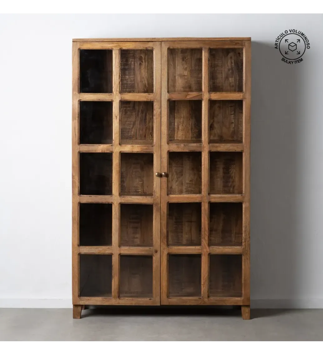 Witryna Iron Craft 115 cm drewno mango brąz*Zona-Design Online