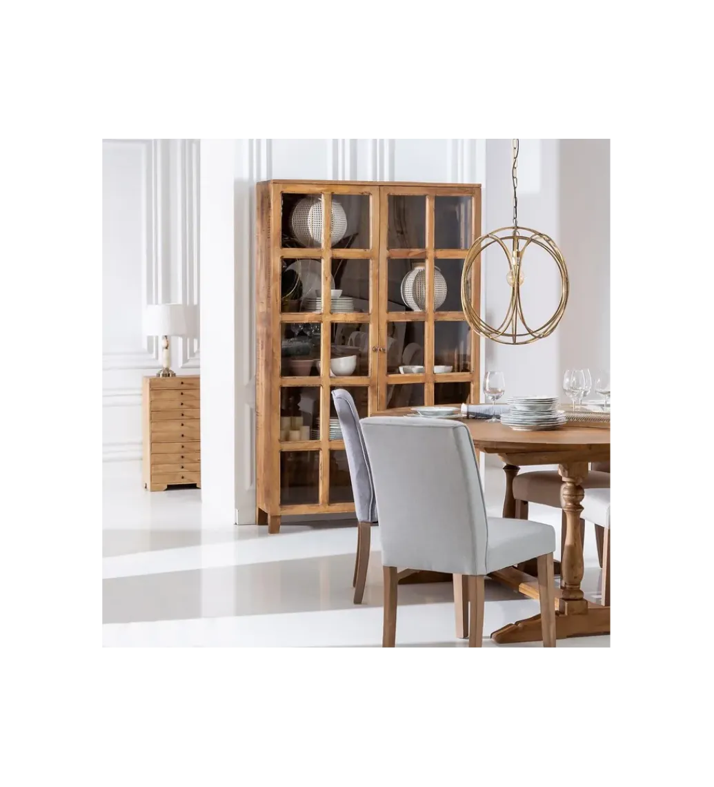 Witryna Iron Craft 115 cm drewno mango brąz*Zona-Design Online