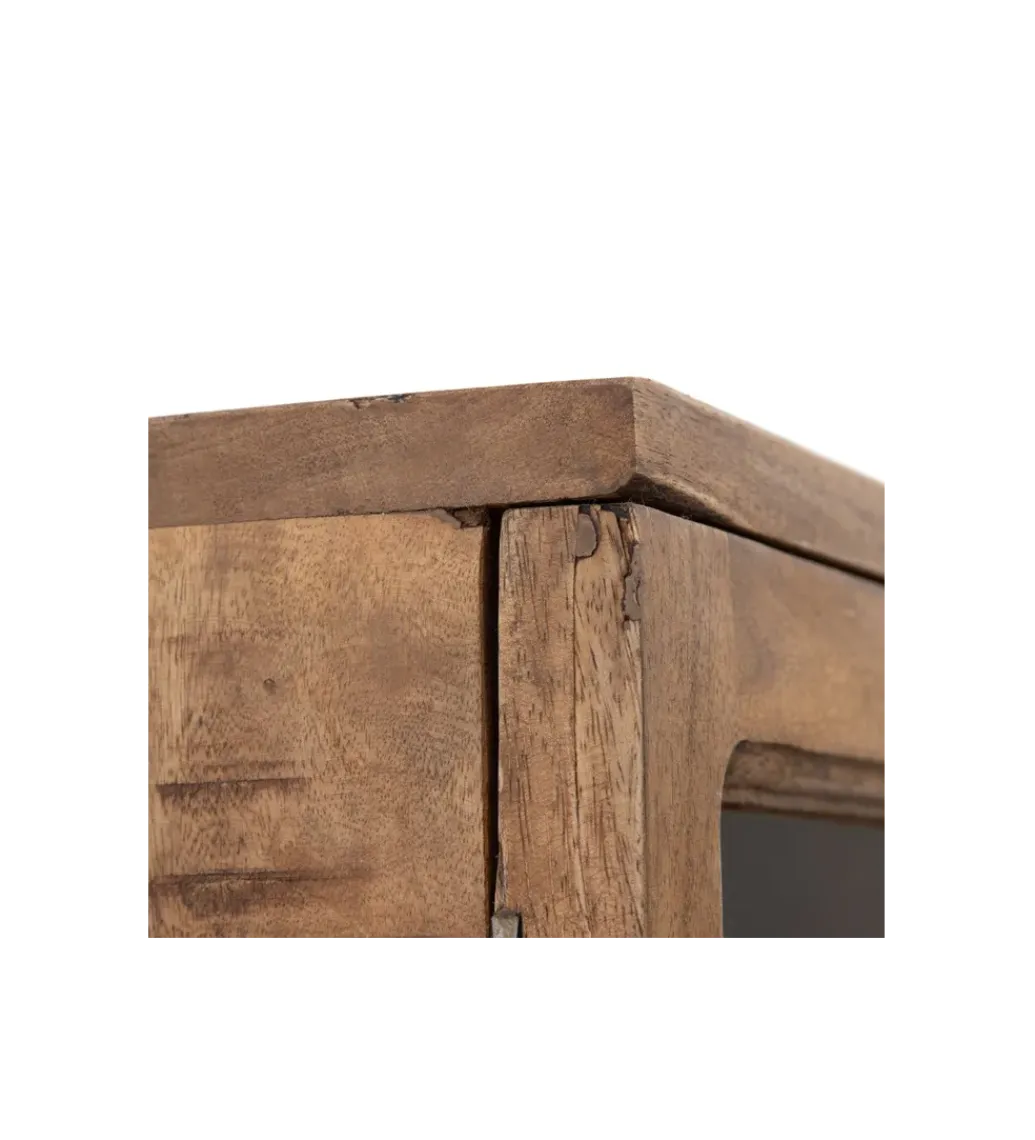 Witryna Iron Craft 115 cm drewno mango brąz*Zona-Design Online
