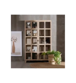 Witryna Iron Craft II 115 cm drewno mango*Zona-Design Best