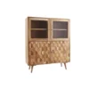 Witryna Komodo Mystic Living 140 cm drewno akacja*Invicta Interior - przedsprzedaż