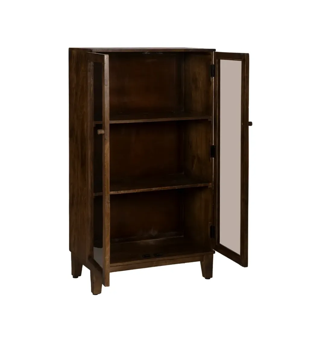 Witryna KOST 140 cm drewno mango brązowy*Zona-Design Outlet