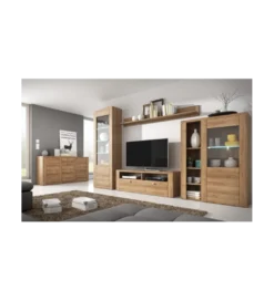 Witryna LARONA 65 Cm O Wybarwieniu dąb riviera jasny*Helvetia Clearance