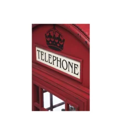 Witryna LONDON TELEPHONE 140 cm czerwona*KARE Outlet