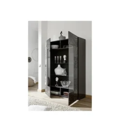 Witryna MIRO 120 cm antracyt*MCA Linia Włoska Sale