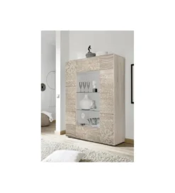 Witryna MIRO 120 cm dąb sonoma*MCA Linia Włoska Outlet
