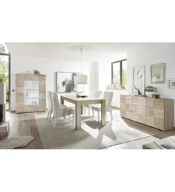 Witryna MIRO 120 cm dąb sonoma*MCA Linia Włoska Outlet