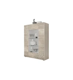 Witryna MIRO 120 cm dąb sonoma*MCA Linia Włoska Outlet