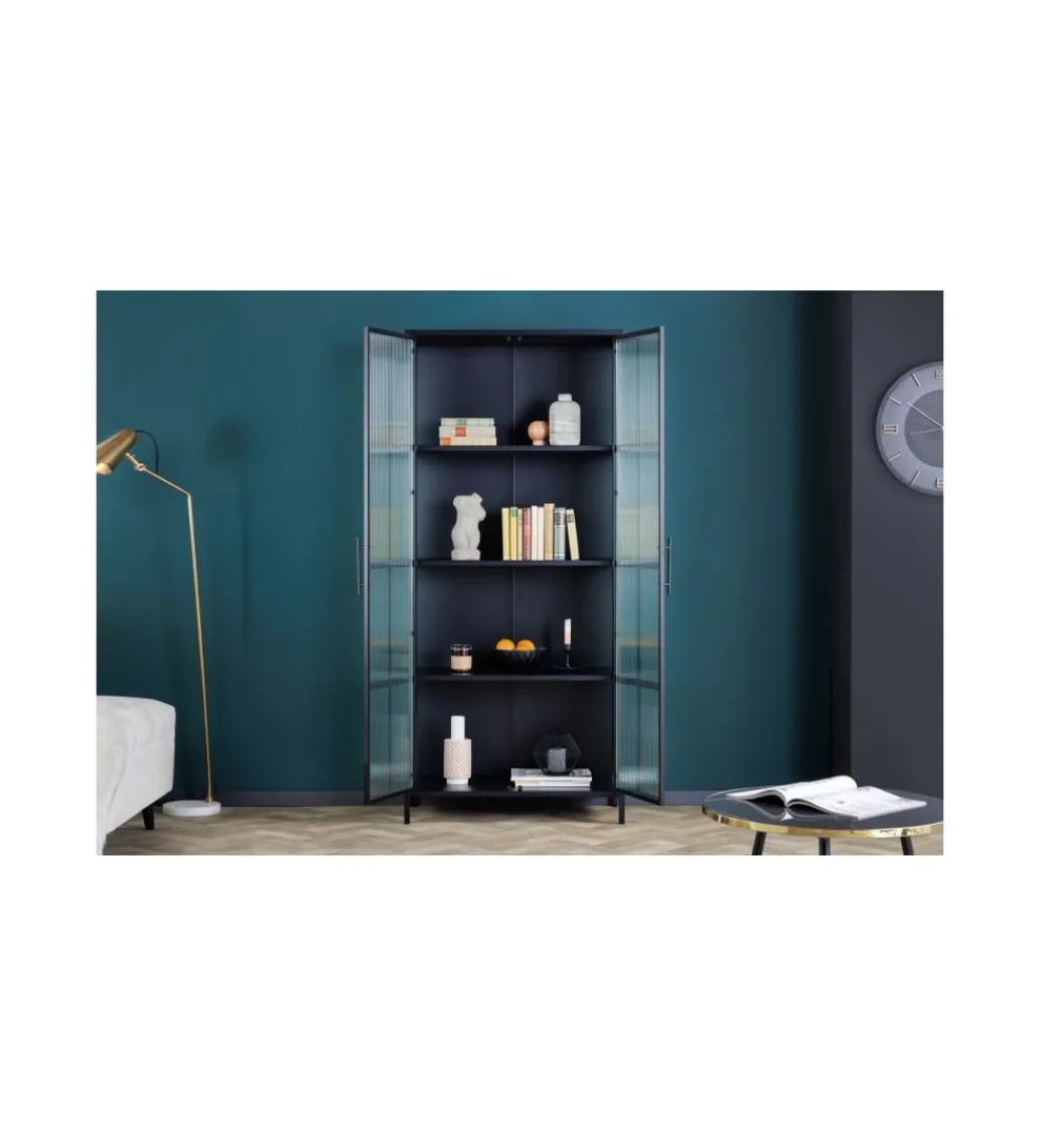 Witryna OLIMPIA 80 cm czarna*Invicta Interior Hot