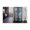 Witryna OLIMPIA II 80 cm czarna*Invicta Interior Best