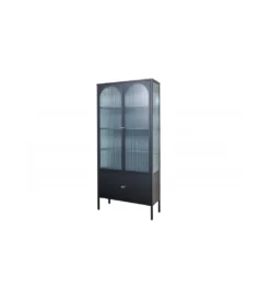 Witryna OLIMPIA III 80 cm czarna*Invicta Interior