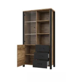 Witryna OLIN WM 101 cm w optyce świerku Appenzeller*Helvetia Sale