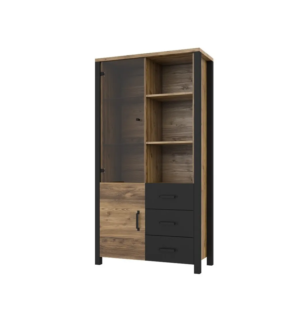 Witryna OLIN WM 101 cm w optyce świerku Appenzeller*Helvetia Sale