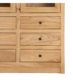 Witryna OMENTA 180 cm drewno mindi naturalna*Zona-Design Discount
