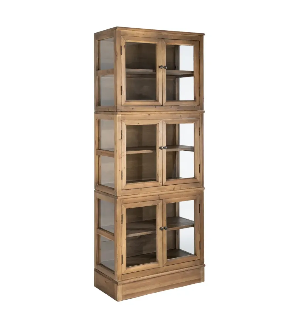 Witryna RECDANICO 201 x 80 cm naturalna*Zona-Design New