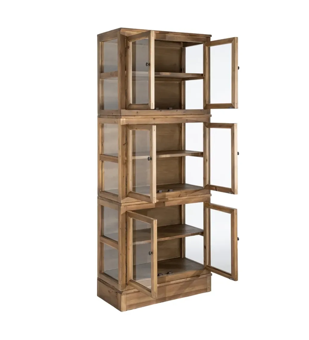 Witryna RECDANICO 201 x 80 cm naturalna*Zona-Design New
