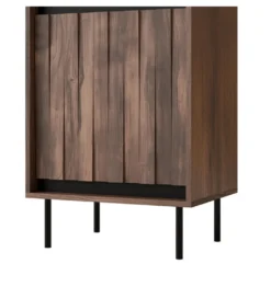 Witryna SWING 53 cm w optyce orzecha*Halmar Outlet