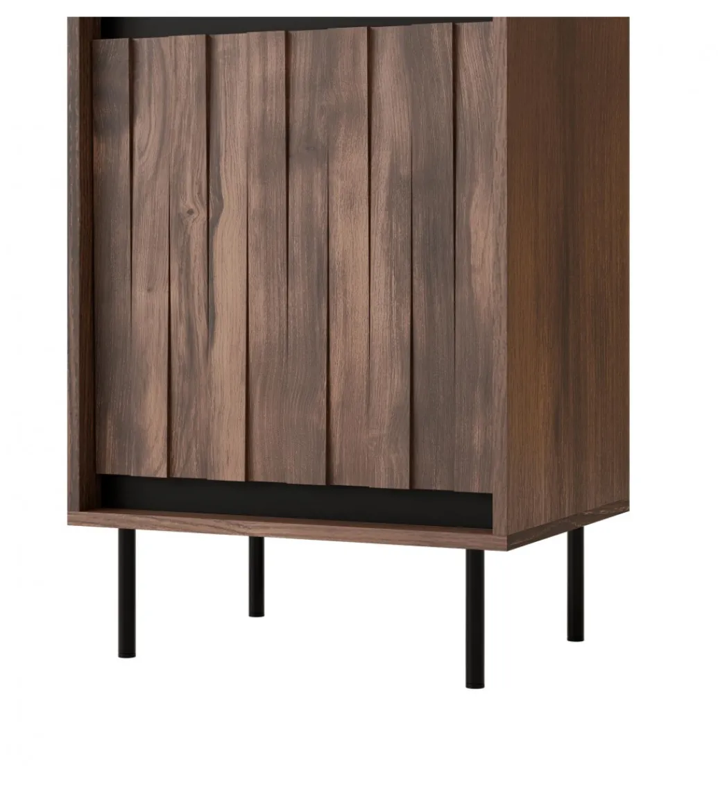 Witryna SWING 53 cm w optyce orzecha*Halmar Outlet