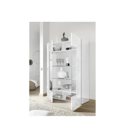 Witryna szklana MIRO 120 cm biała*MCA Linia Włoska Discount