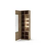 Witryna VALENCIA 64 cm lewostronna Antracytowo Naturalna*MCA Clearance